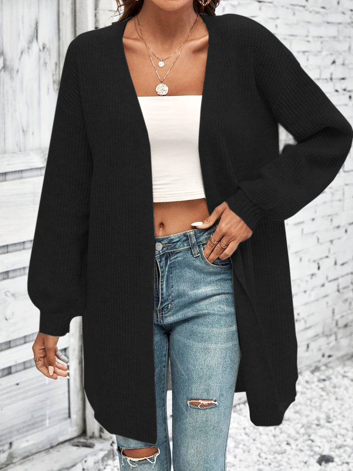Ladies soft knit cardigan in loose fit Lune London