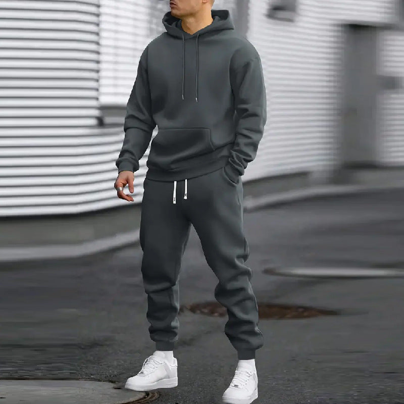 Men's Hooded Sports Tracksuit with Practical Pockets Lune London