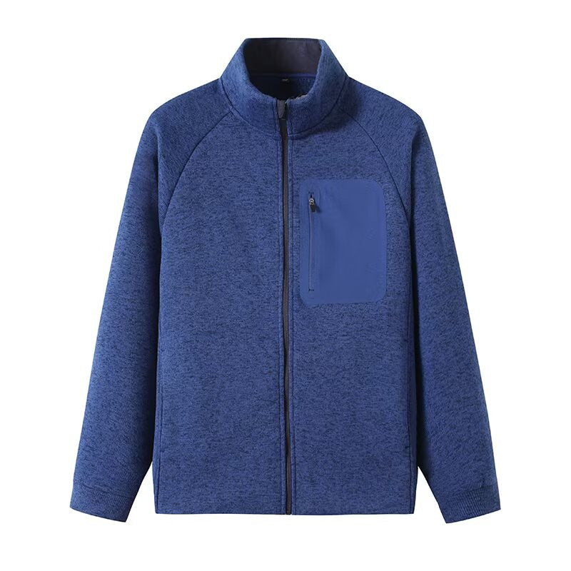 Veste en fleece sportive pour femmes avec fermeture éclair innovante Chic & Stil