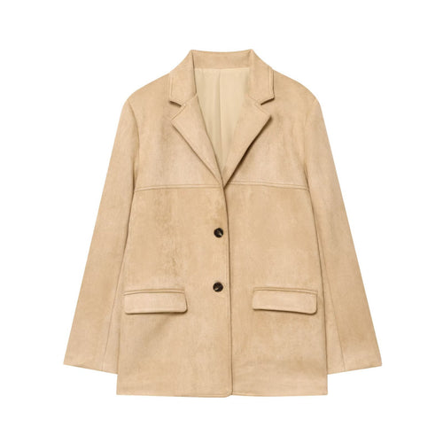Ladies elegant faux leather jacket Lune London