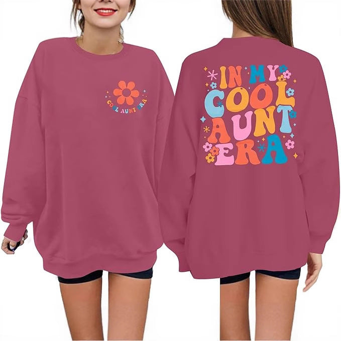 Sweatshirt pour femmes avec imprimé floral moderne et coupe décontractée Chic & Stil