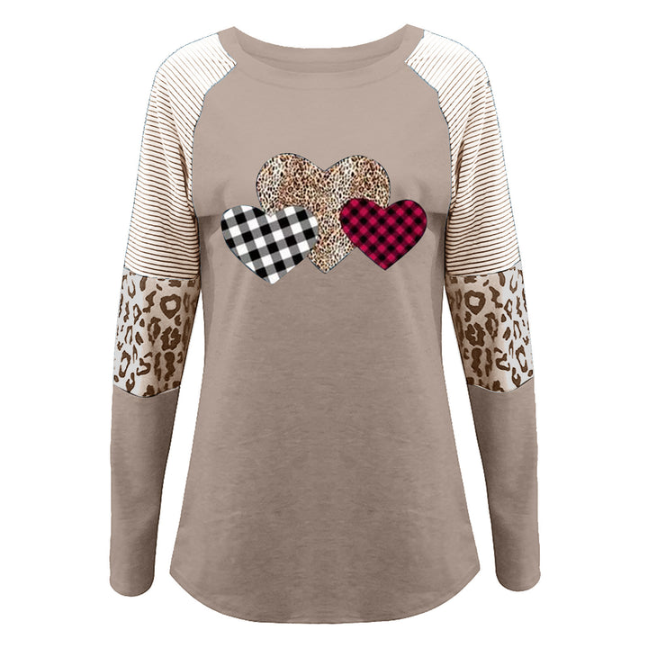 Long sleeve shirt for women with heart-shaped patterns and trendy patterns Lune London