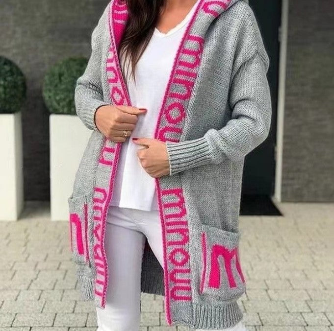 Ladies comfortable Lune London hooded Cardigan