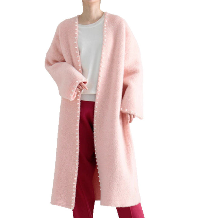 Women's fashionable cardigan with pearl ornament Lune London