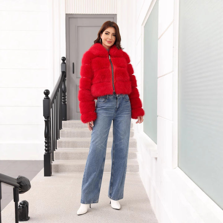 Lune London | Ladies Fashion Faux Fur Winter Jacket