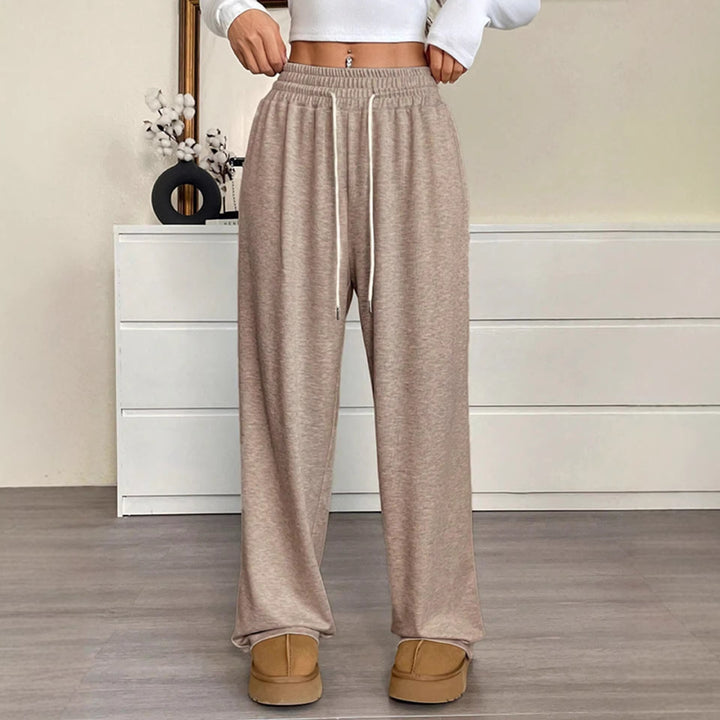 Women's Comfortable Leisure Pants with Elastic Waistband Lune London