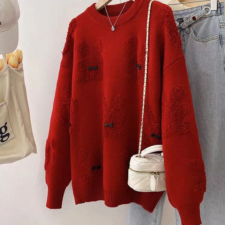 Pull confortable pour femmes avec des appliqués animaux ludiques Chic & Stil