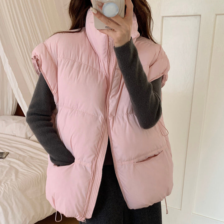 Ladies leisure down jacket with high pockets and full zip Lune London