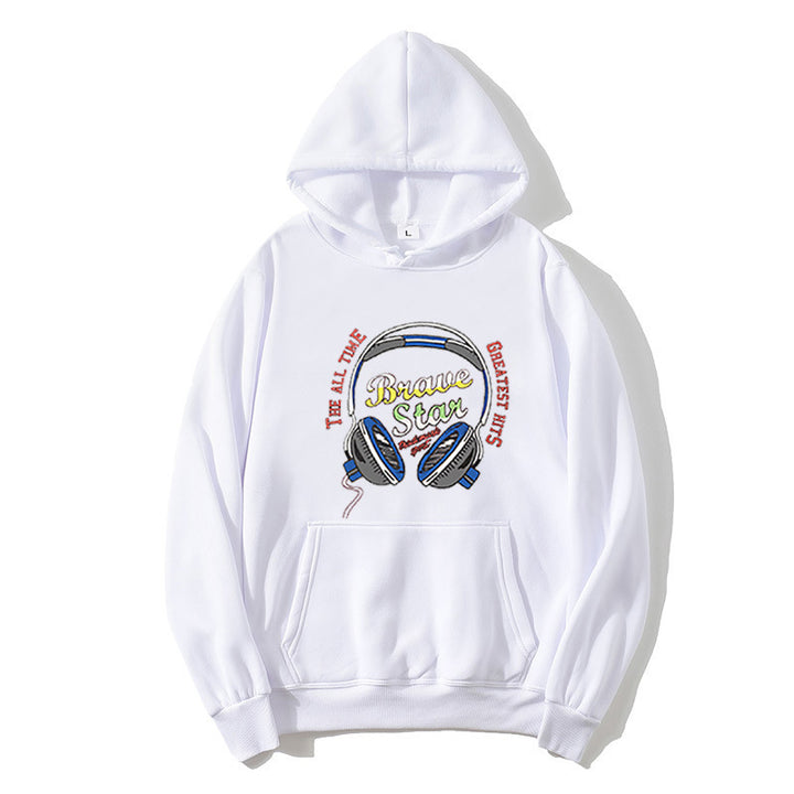 Women's hoodie with striking music design Chic & Stil