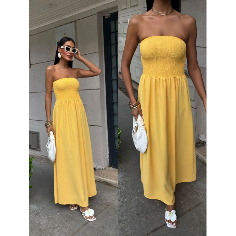 Lune London Strapless Maxi Dress