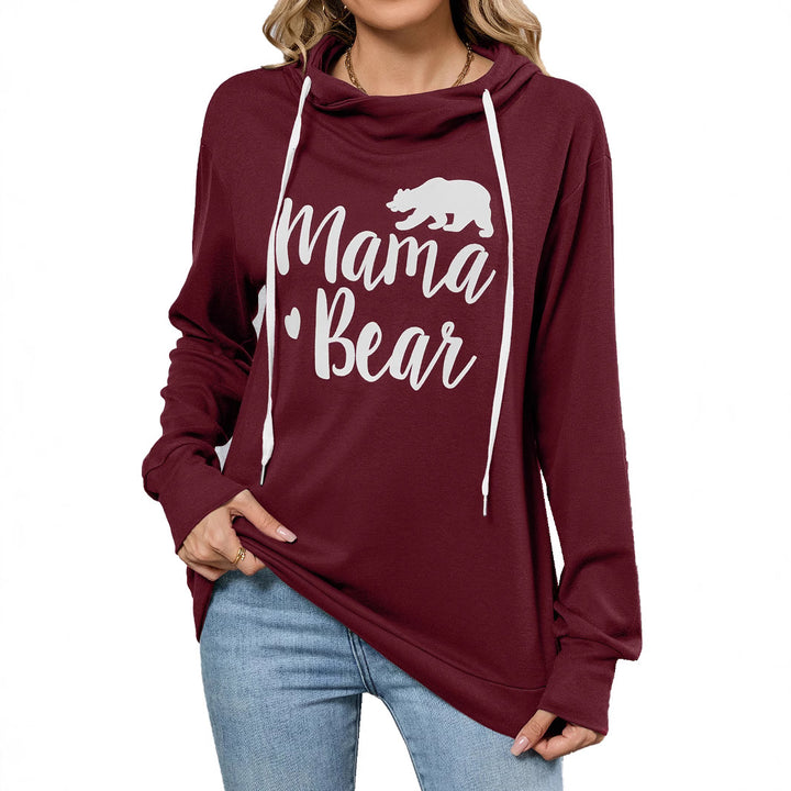 Casual hoodie for women with Lune London stamped design