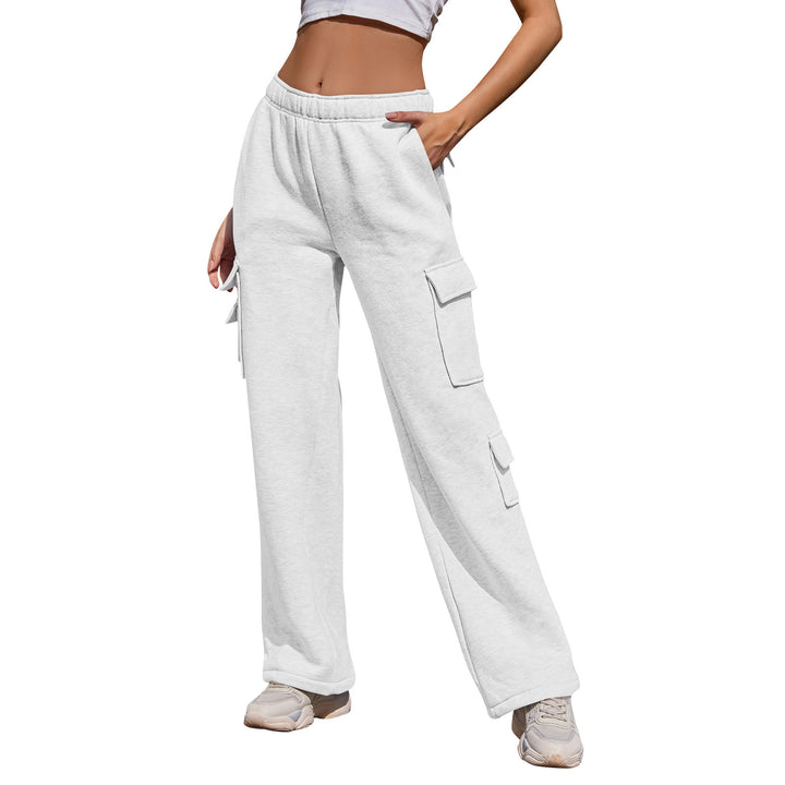 Wide cargo pants for women with practical pockets Lune London