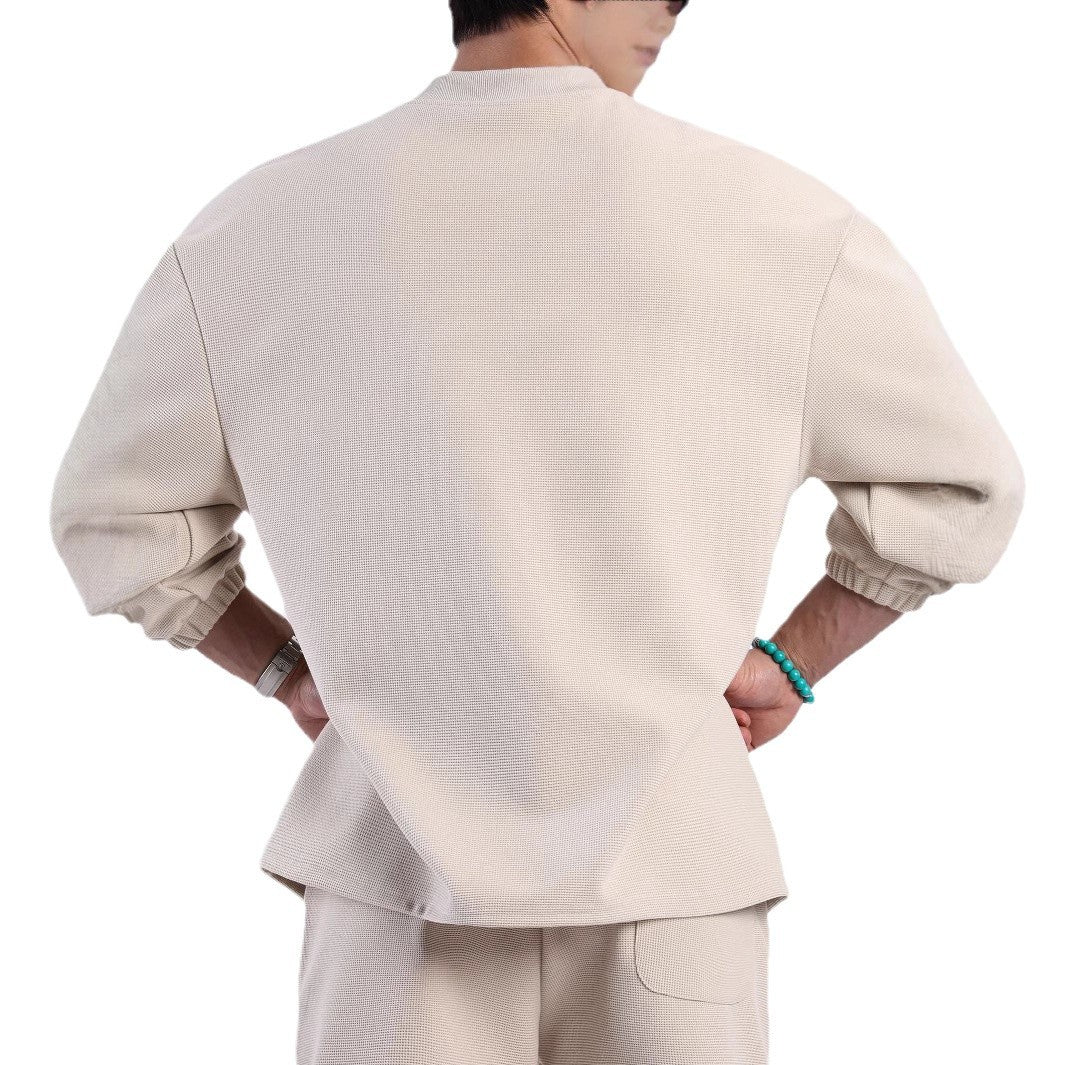 Casual women's top with balloon sleeves and structured fabric Lune London
