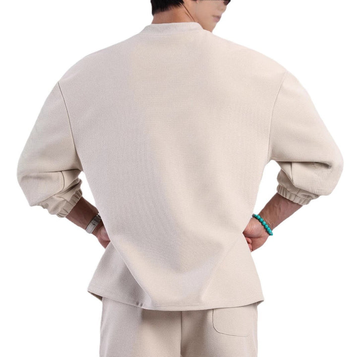 Casual women's top with balloon sleeves and structured fabric Lune London
