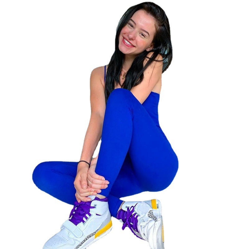 Fitted jumpsuit for women with spaghetti straps and a tailored fit Lune London