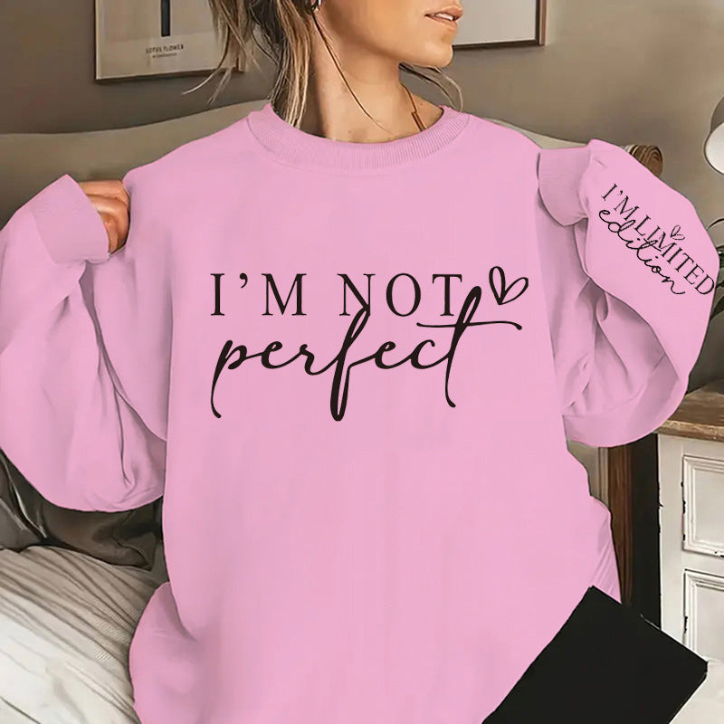 Sweat-shirt surdimensionné pour femmes avec impression et édition limitée Chic & Stil