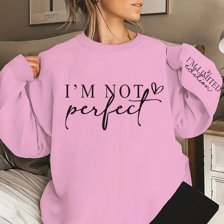 Sweat-shirt surdimensionné pour femmes avec impression et édition limitée Chic & Stil
