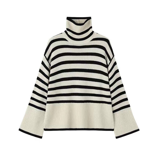 Pullover for women with turtleneck and wide sleeves Lune London