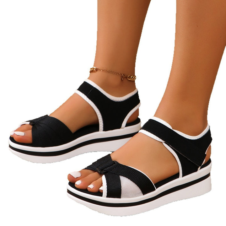 Ladies Stylish Wedge Heel Sandals Lune London