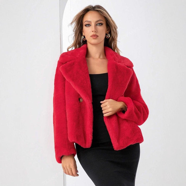 Ladies trendy and soft teddy jacket Lune London