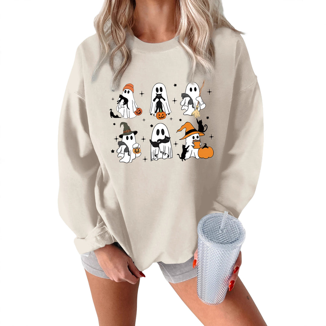 Sweatshirt pour femmes avec motif d'horreur créatif Chic & Stil