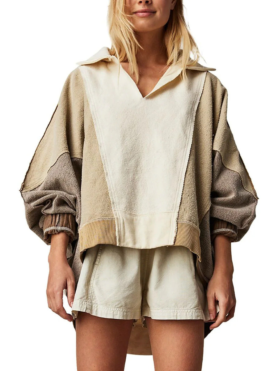 Oversized relaxed sweater for women with graphic design Lune London