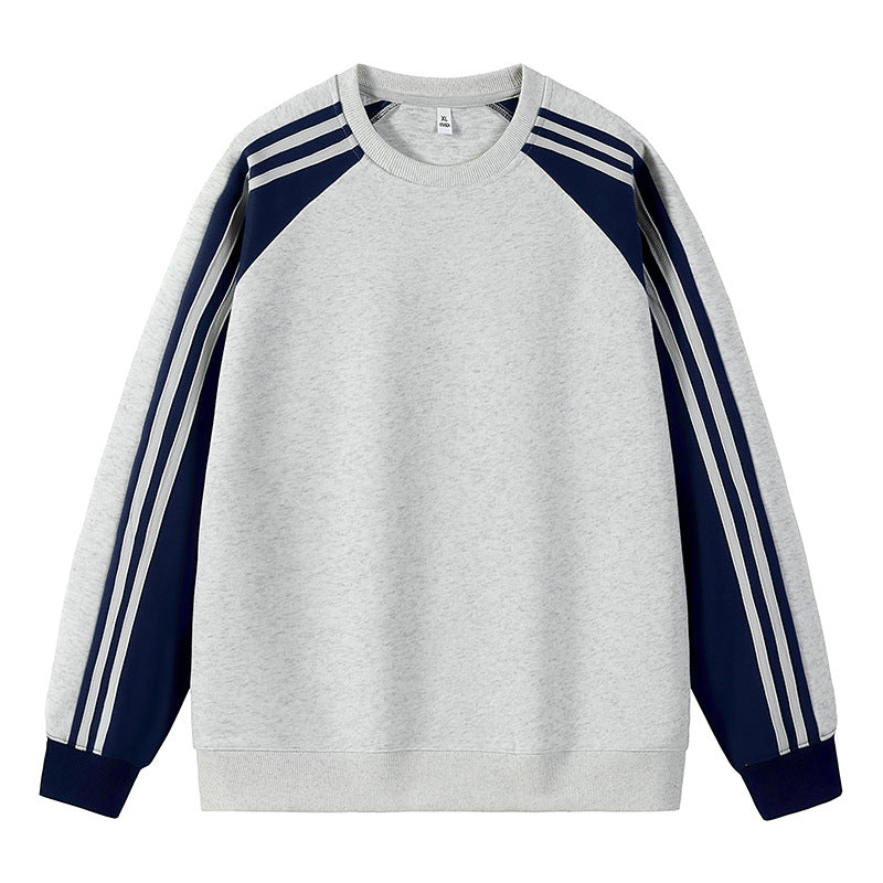Sporty raglan sweatshirt for men with multicolored accents Lune London
