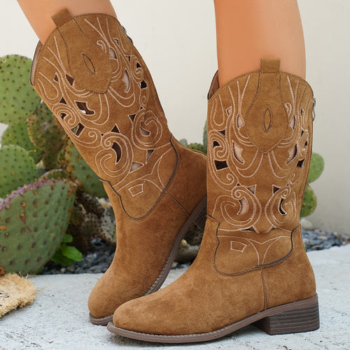 Ladies' boots with artistic anatomical design Lune London