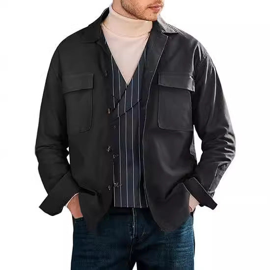 Casual utility jacket for men with practical pockets and modern cut Lune London