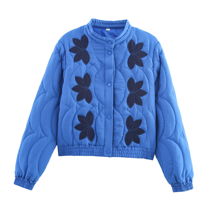 Quilted leisure jacket for women with floral design Lune London
