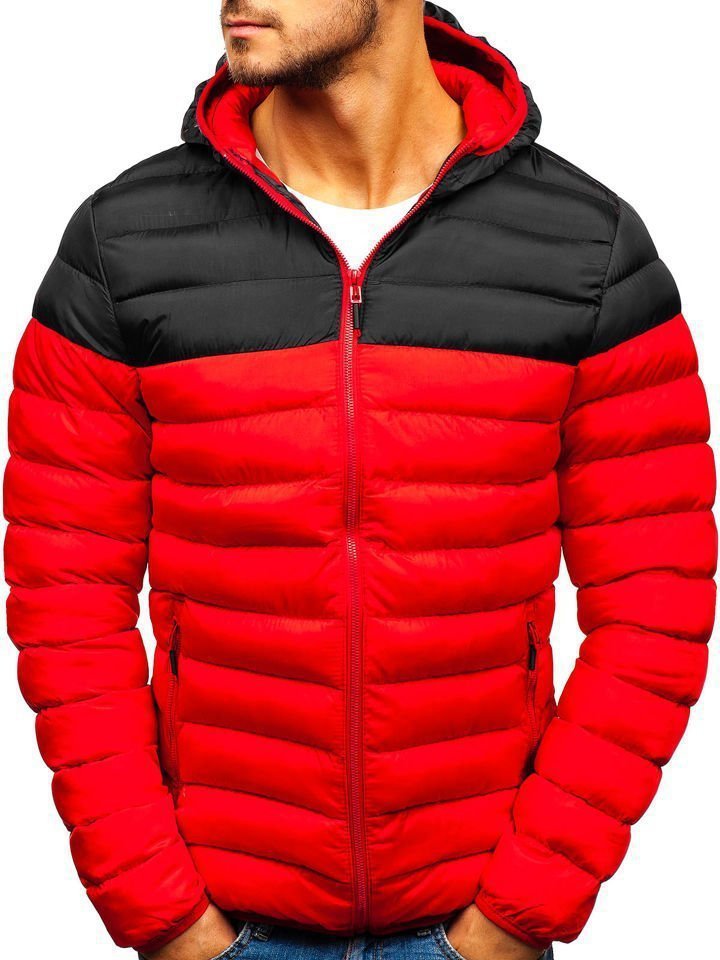 Functional jacket for men with hood and quilted design Lune London