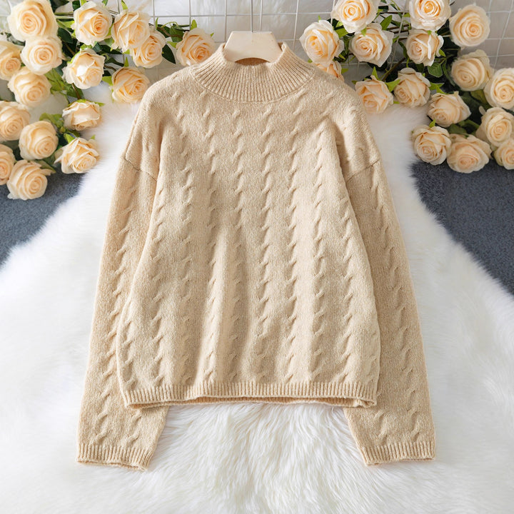 Ladies Chunky Knit Sweater Lune London
