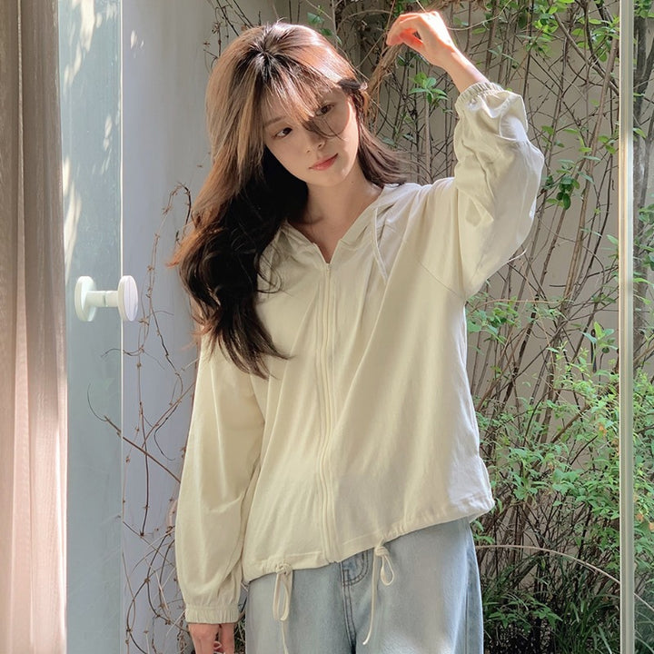 Haut à capuche décontracté pour femmes avec des manches larges Chic & Stil