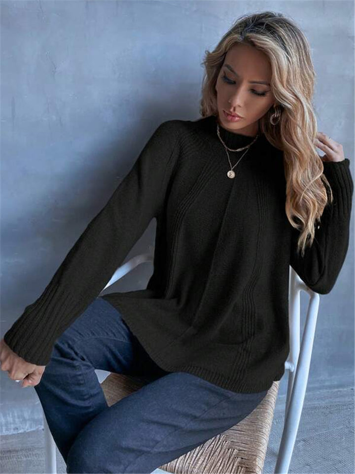 Ladies Oversized Knitted Sweater Lune London