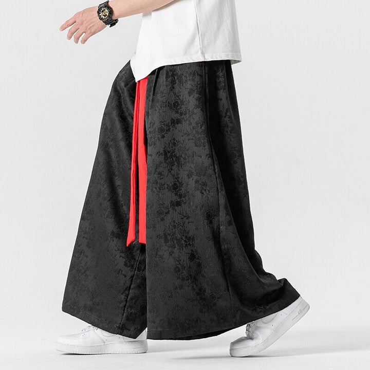 Elegant maxi skirt for men with decorative bow tie Chic and Style