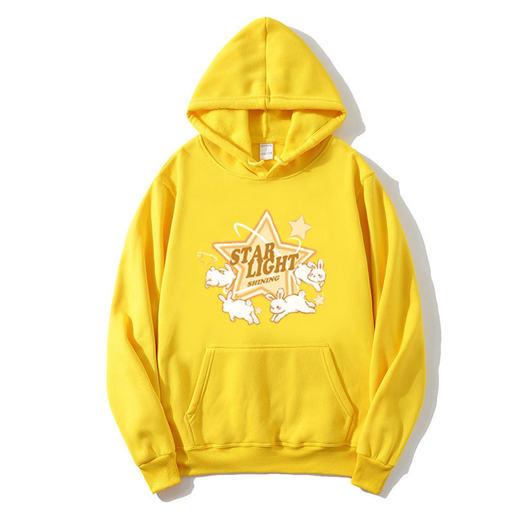 Women's hooded sweatshirt with playful fairytale motif Chic & Stil