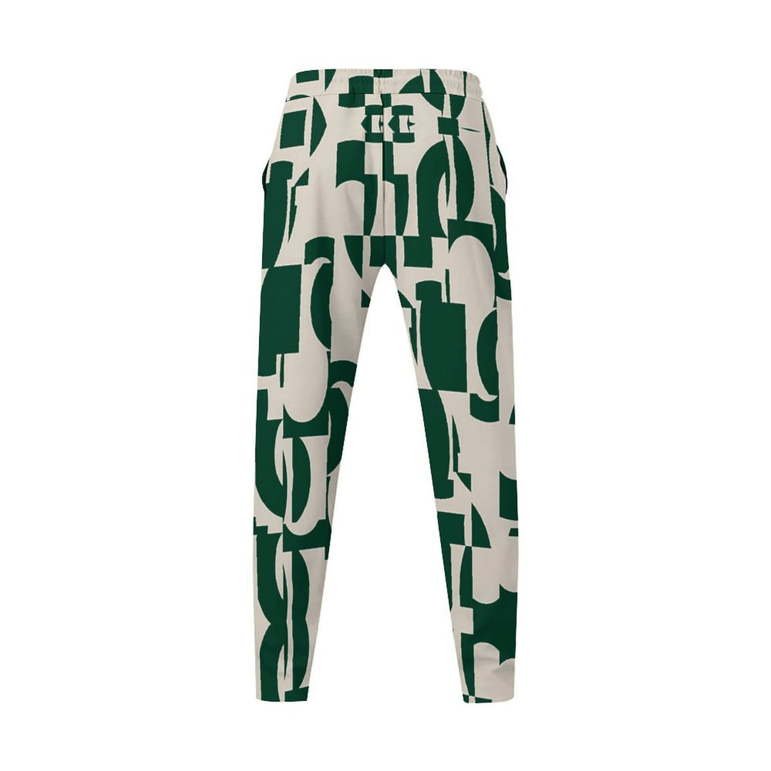 Casual chino pants for women with modern geometric patterns Lune London