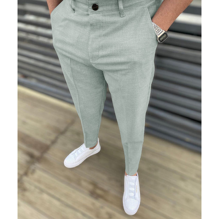 Elegant slim-fit suit trousers for men Lune London