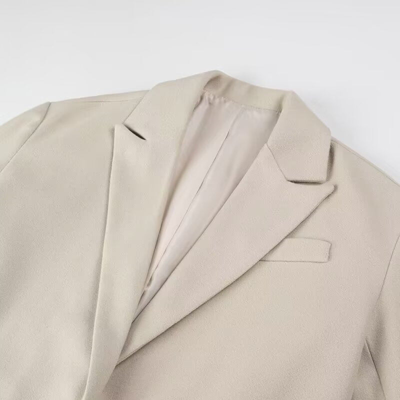 Ladies elegant blazer-coat with fringes Lune London