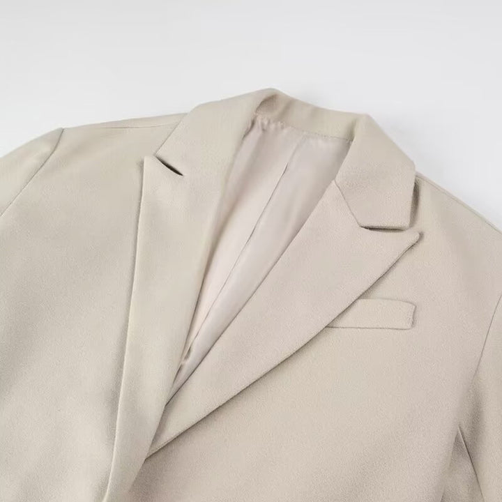 Ladies elegant blazer-coat with fringes Lune London