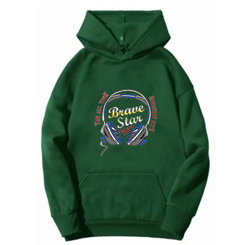 Women's hoodie with striking music design Chic & Stil