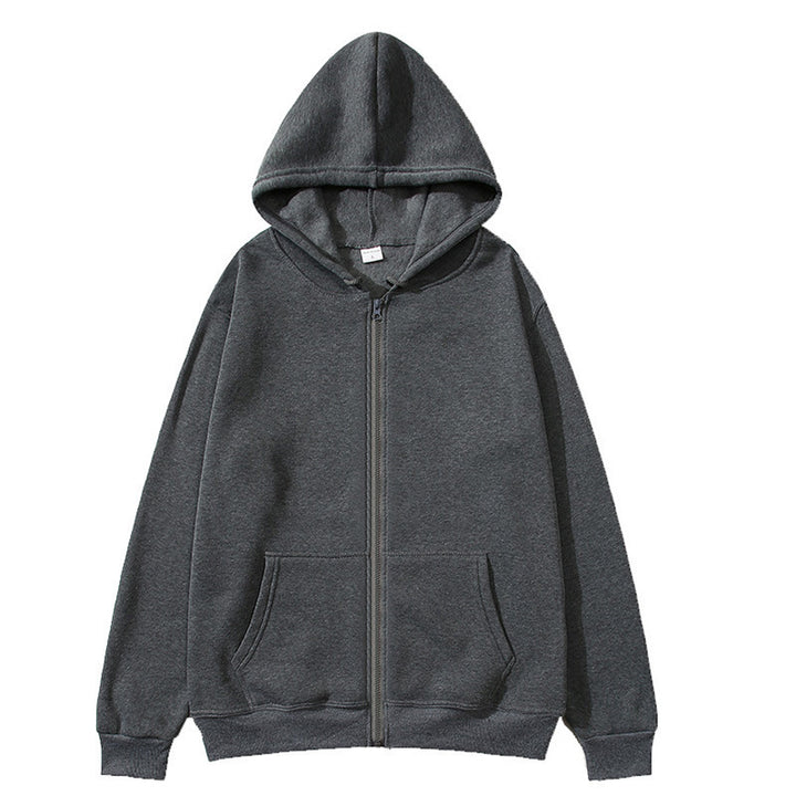 Ladies Fleece Hoodie with full zip and handy pockets Lune London