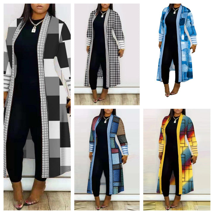 Lune London women's artistic long cardigan