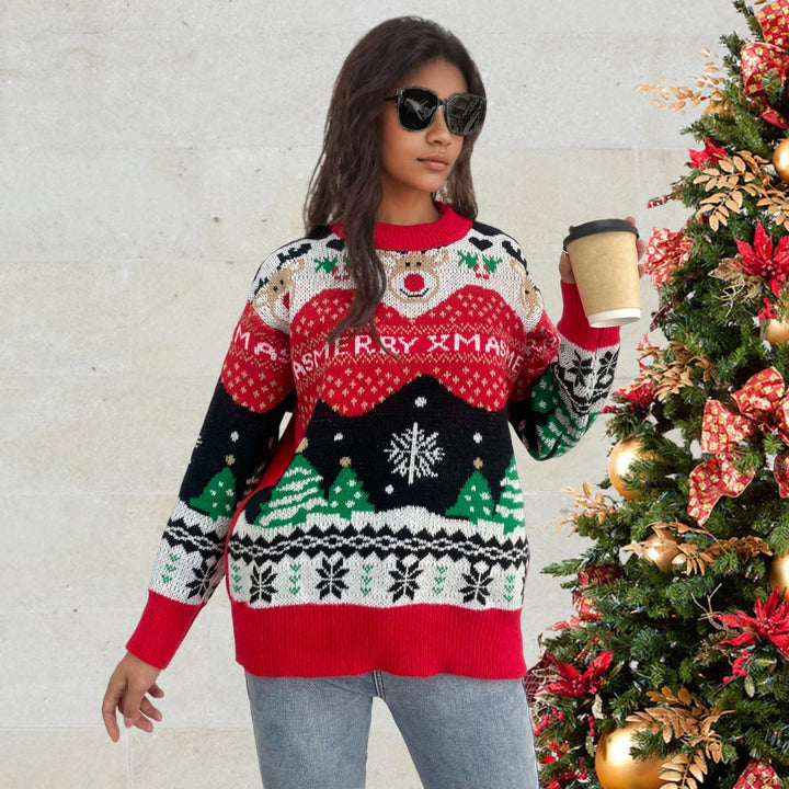 Christmas sweater for women with festive patterns and a comfortable fit Lune London