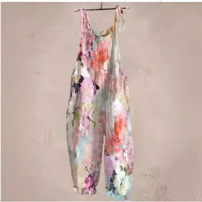 Ladies' artistic print jumpsuit Lune London