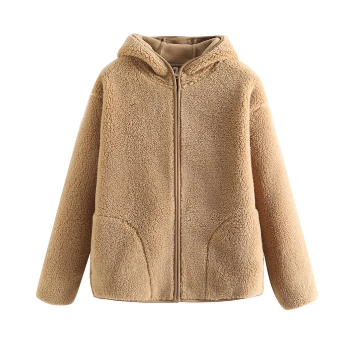 Veste en polaire confortable pour femmes avec capuche et poches pratiques Chic & Stil