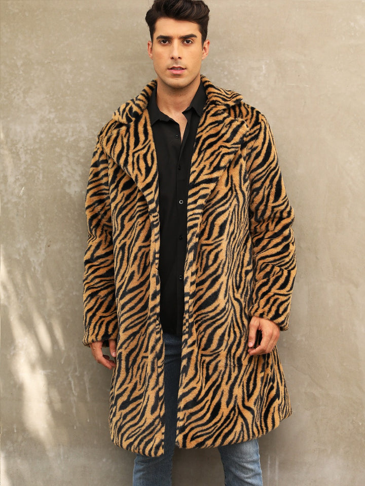 Trendy and comfortable zebra fur jacket for men Lune London