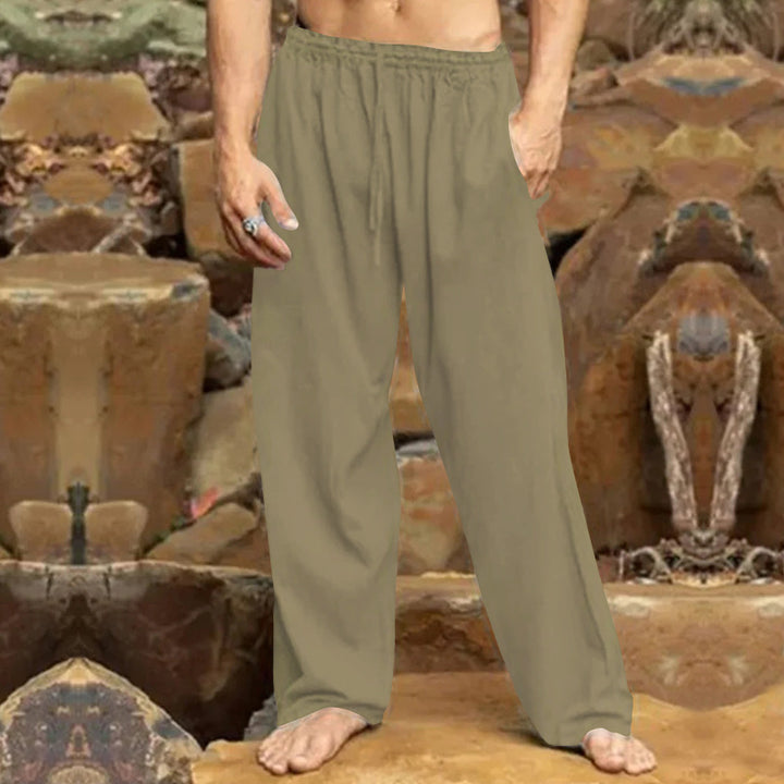 Comfortable casual pants for men with adjustable waist Lune London