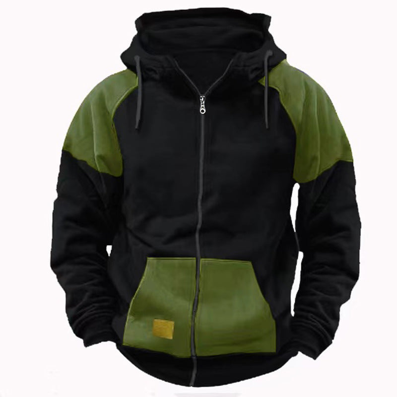 Sporty hooded jacket for men with fashionable contrasting details Lune London