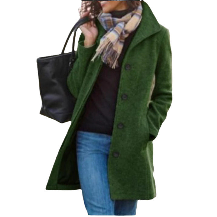 Women's Fashionable Wool Coat Lune London